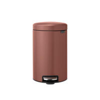 TRETEIMER 12 l  Metall  - Taupe/Anthrazit, Basics, Kunststoff/Metall (25,1/41,1/33,8cm) - Brabantia