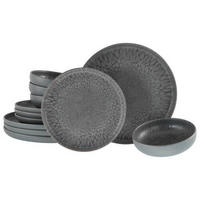 SERVIS 12 delar  - antracit, Trend, keramik - Creatable