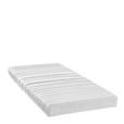 KALTSCHAUMMATRATZE 90/200 cm Höhe ca. 15 cm  - Weiß, Basics, Textil (90/200cm) - Sleeptex