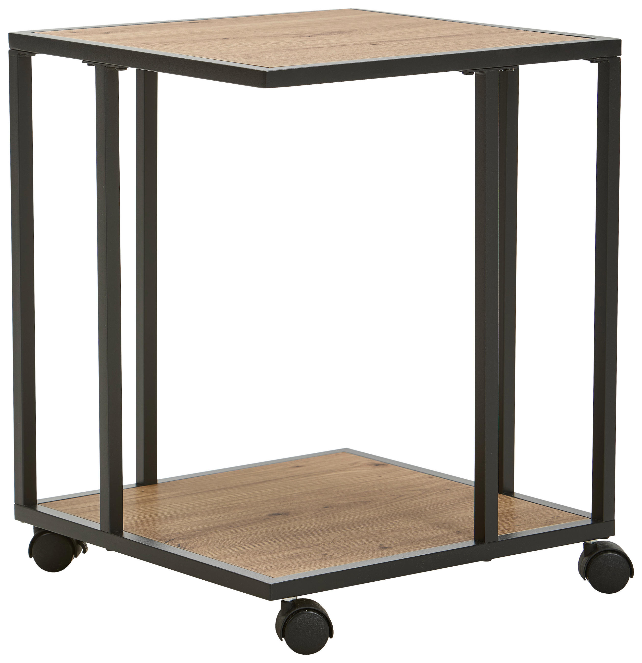 BEISTELLTISCH 40/40/51 cm Eiche Artisan quadratisch  - Eiche Artisan, Basics, Holzwerkstoff/Kunststoff (40/40/51cm) - Xora