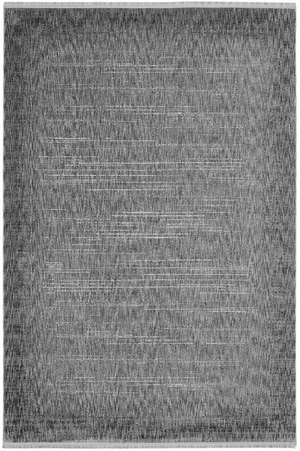 Musterring Webteppich Grau 65x130 cm