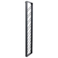WEINREGAL 36/160/6 cm  - Schwarz, Design, Metall (36/160/6cm) - Kare-Design