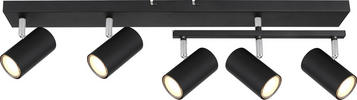 STRAHLER 70/35/17 cm   - Schwarz, Design, Metall (70/35/17cm) - Globo