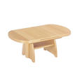 COUCHTISCH in Metall, Holzwerkstoff 110-131/65/56-75 cm  - Buchefarben, KONVENTIONELL, Holzwerkstoff/Metall (110-131/65/56-75cm) - Venda