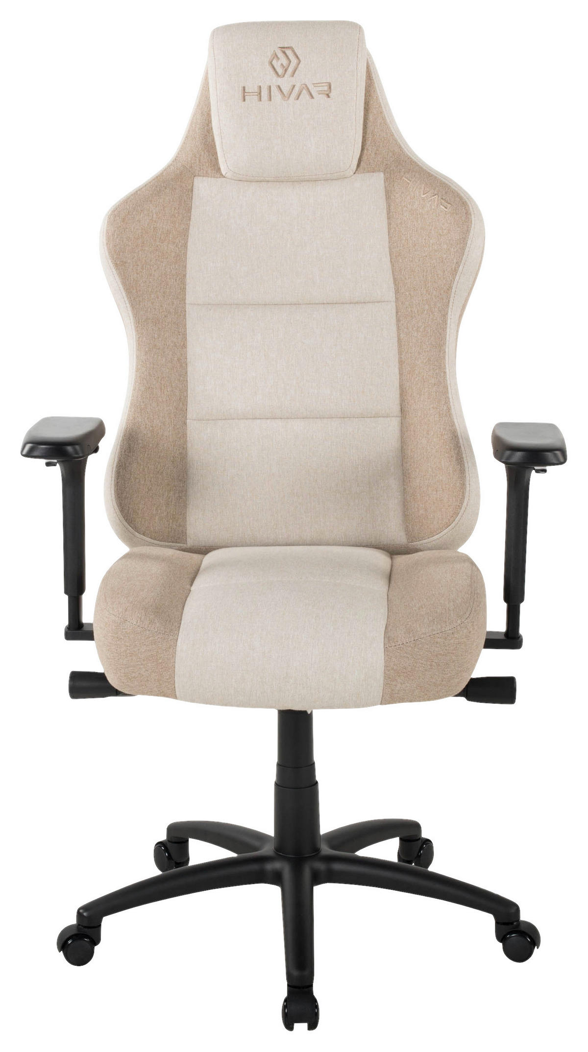 EQLIPSE Sand Coal Schwarz, Beige Metall, Textil   - Beige/Schwarz, LIFESTYLE, Textil/Metall (79/142/77cm) - HIVAR