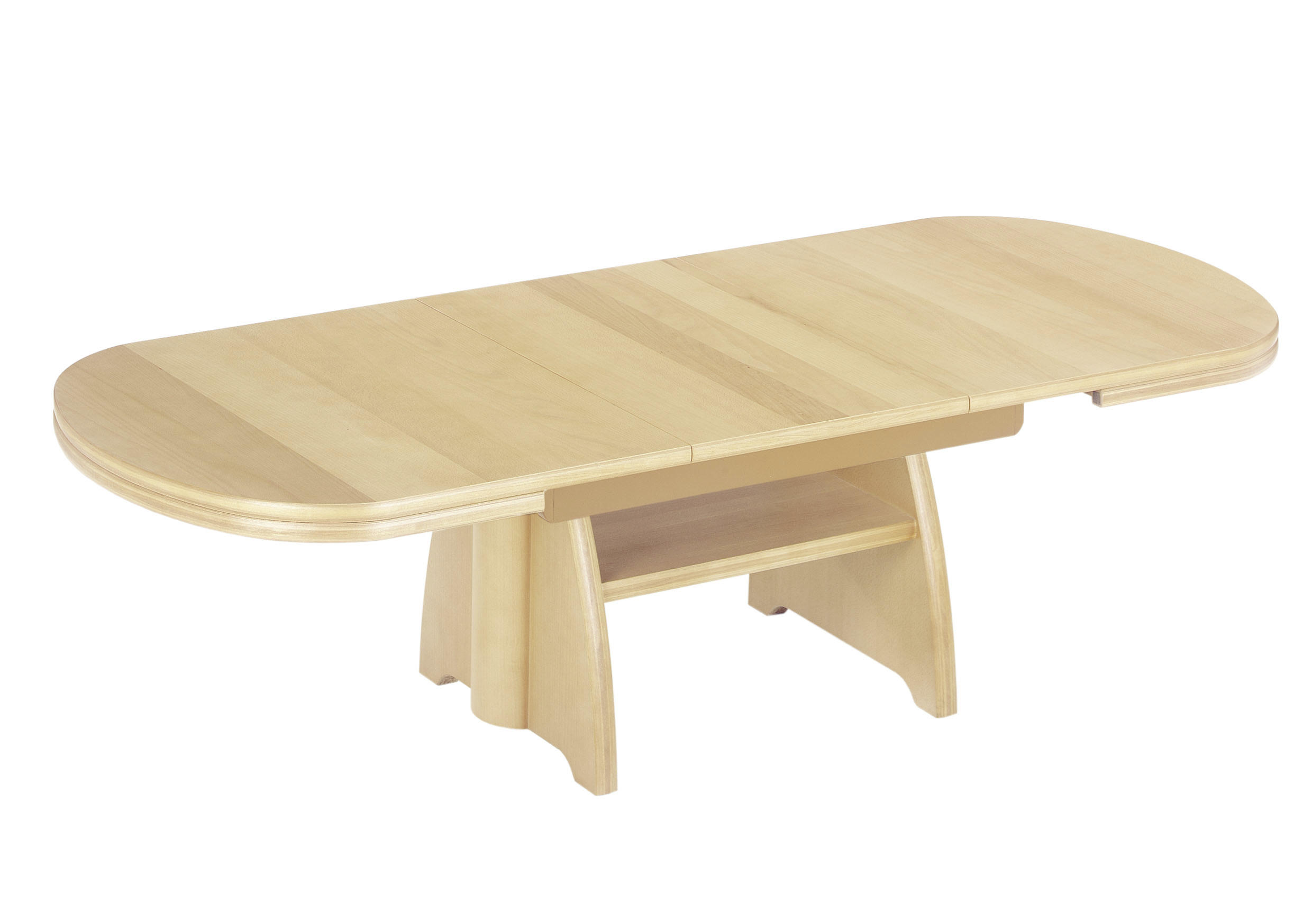COUCHTISCH Buche furniert 110-131/65/56-75 cm rechteckig Buchefarben  - Buchefarben, KONVENTIONELL, Holzwerkstoff/Metall (110-131/65/56-75cm) - Venda
