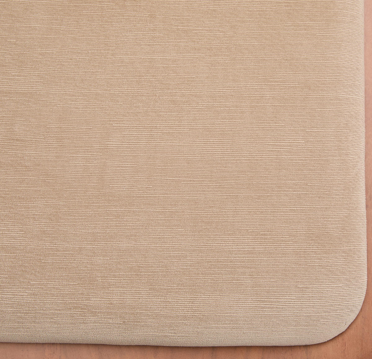 SITZBANK 140/40/45 cm Webstoff Walnussfarben Akazie massiv  - Walnussfarben/Creme, Design, Holz/Textil (140/40/45cm) - Livetastic