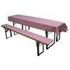 BIERBANKAUFLAGE   25/90/2/220/240 cm  - Rot/Weiß, Basics, Textil (25/90/2/220/240cm) - Gardenson