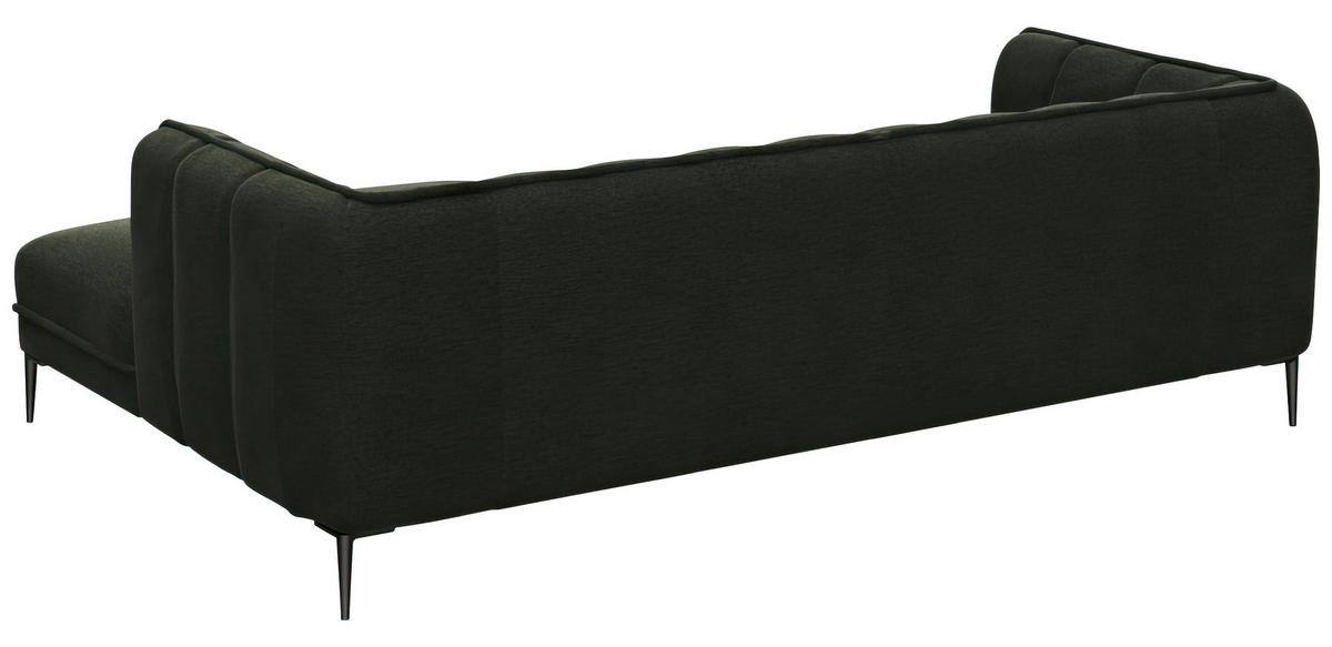 Freisteller von Livetastic ECKSOFA Waldgrün Chenille, Webstoff, Flachgewebe.