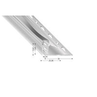 ABSCHLUSSPROFIL - Silberfarben, Basics, Metall (100cm)