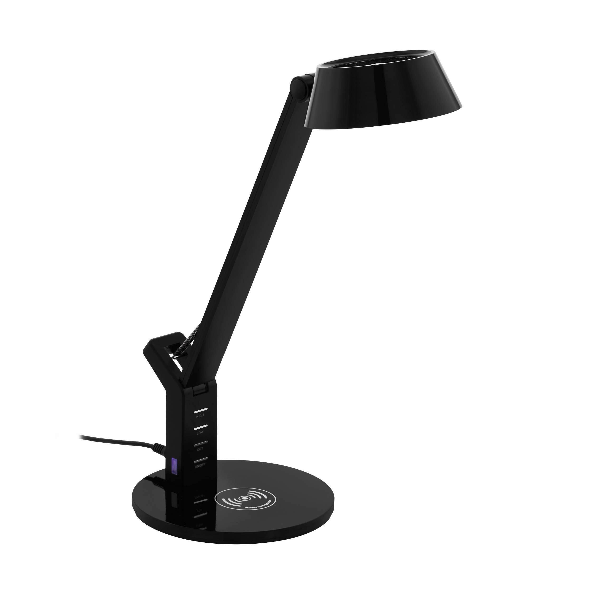 TISCHLEUCHTE 30,5/17/40,5 cm   - Schwarz, KONVENTIONELL, Kunststoff (30,5/17/40,5cm) - Eglo