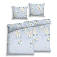 BETTWÄSCHE 4-teilig Satin 140/200 cm  - Blau, Basics, Textil (140/200cm) - Florella