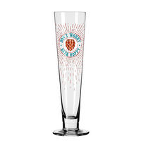BIERGLAS 385 ml  - Türkis/Rot, LIFESTYLE, Glas (7,5/7,5/24,9cm) - Ritzenhoff