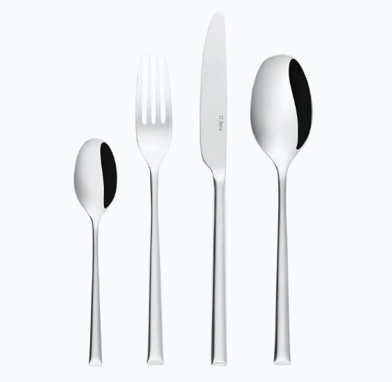 BESTECK-SET 36-teilig Edelstahl  für 6 Personen  - Silberfarben/Multicolor, Metall - Sola