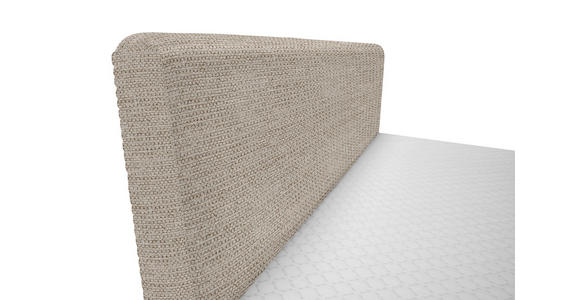 BOXBETT 180/200 cm in Beige - Beige/Schwarz, Design, Holz/Holzwerkstoff (180/200cm) - Xora