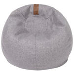 SITZSACK Fleece Uni  - Grau, Basics, Textil (55/45/55cm) - Xora