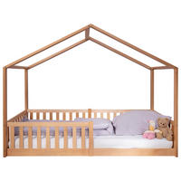 HAUSBETT  - Buchefarben, Basics, Holz (90/200cm) - tiSsi