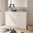 SCHUHSCHRANK  in 143,9/99,1/34,9 cm  - Sandfarben/Grau, MODERN, Holzwerkstoff/Kunststoff (143,9/99,1/34,9cm) - Carryhome
