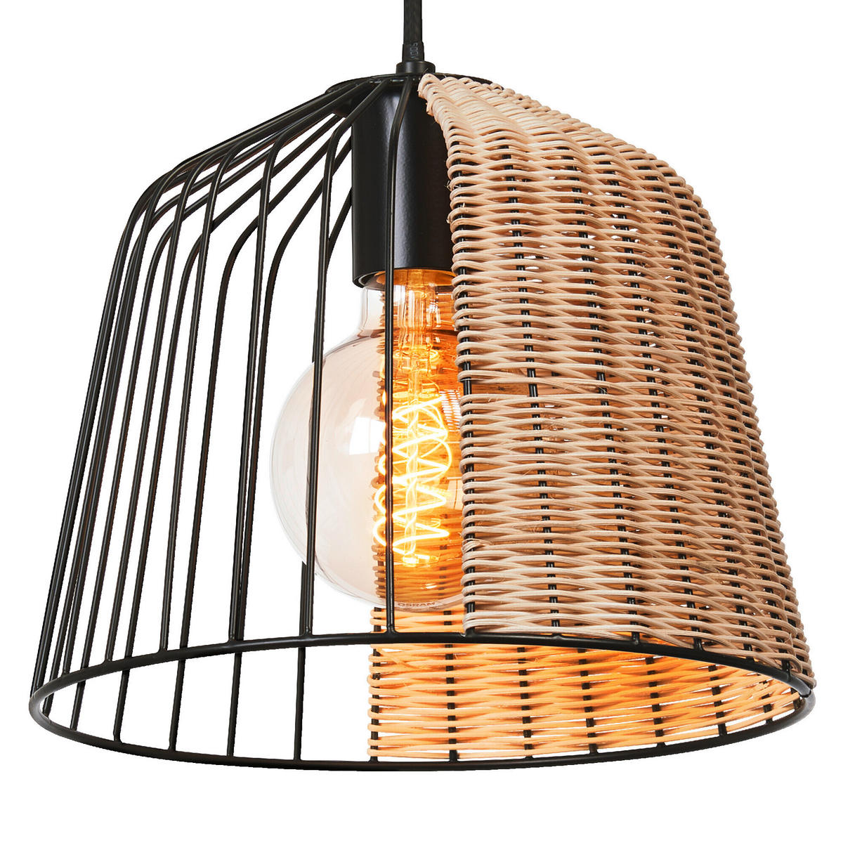 DECKENLEUCHTE  26/126,50 cm    - KONVENTIONELL, Holz/Metall (26/126,50cm) - Ledvance