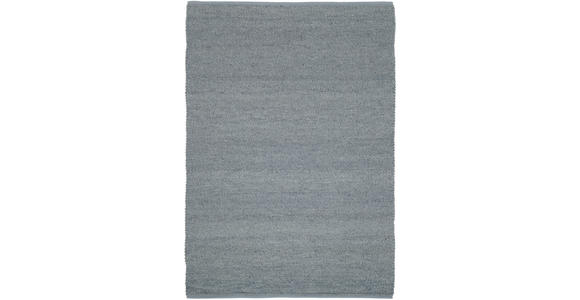 LÄUFER 80/250 cm Helsinki Blau, Grau  - Blau/Grau, Basics, Textil (80/250cm) - Linea Natura