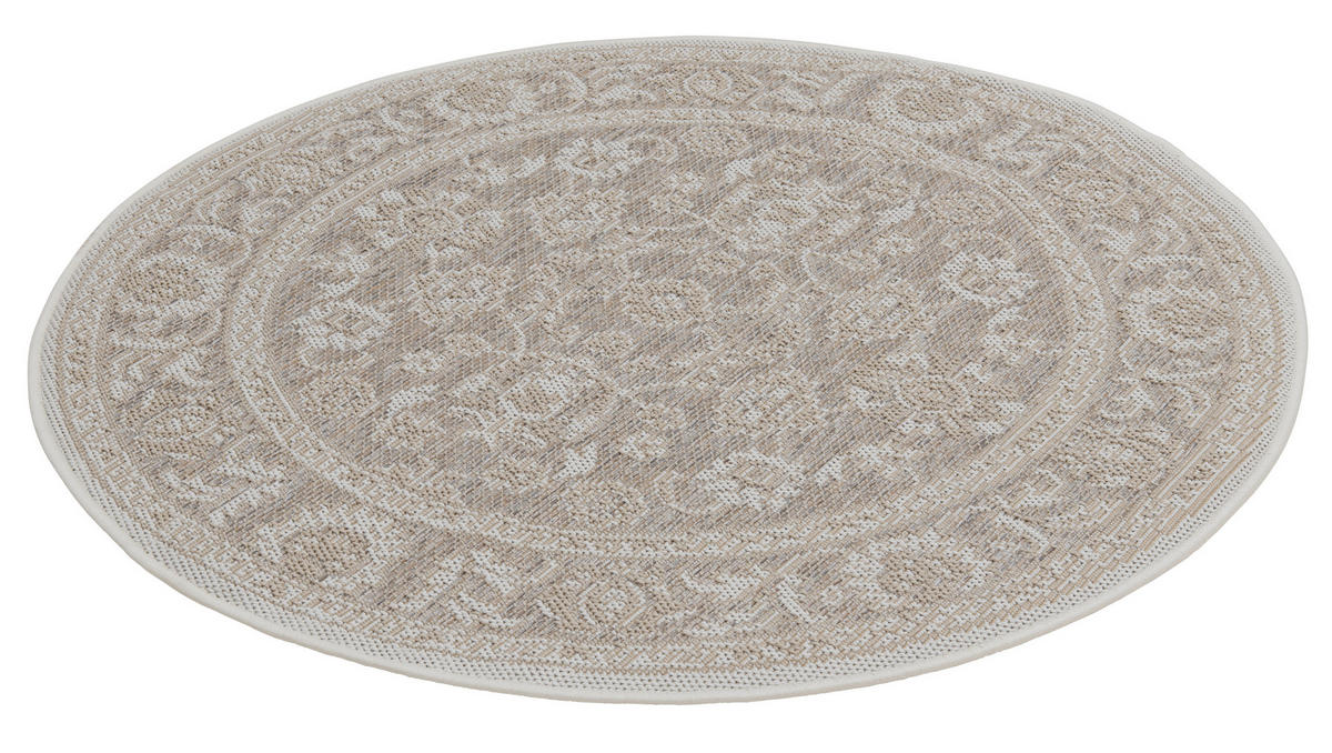 OUTDOORTEPPICH 120 cm Beige  - Beige, LIFESTYLE, Textil (120cm) - Ambia Garden