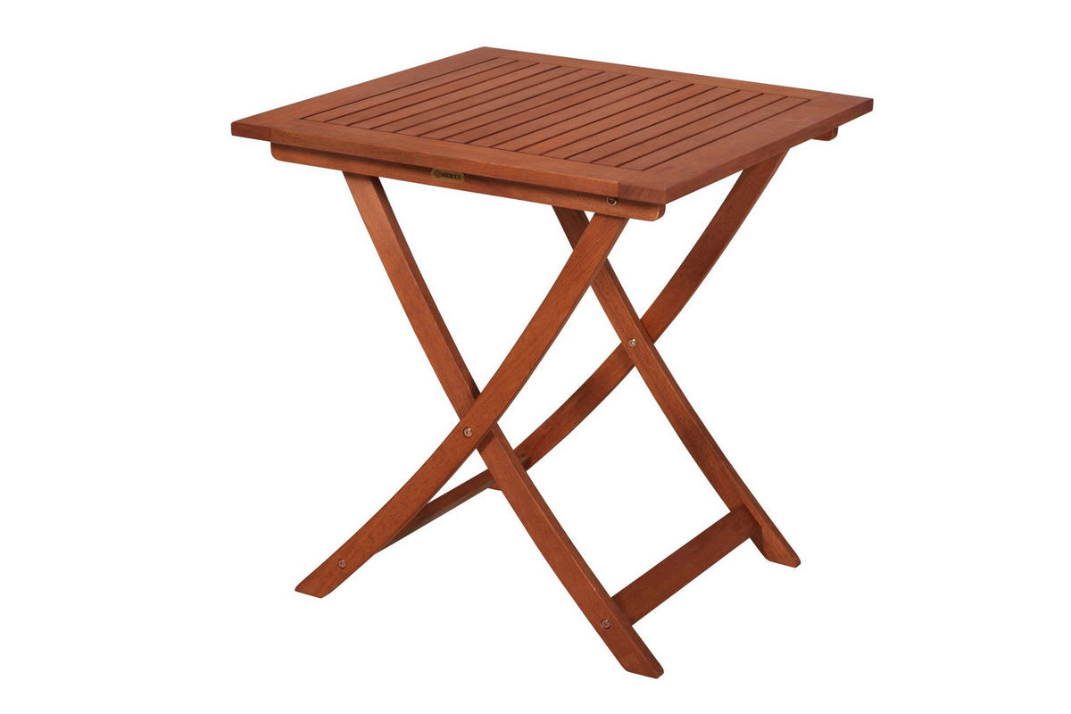 GARTENTISCHGRUPPE Eukalyptusholz Hartholz  - Eukalyptusholzfarben/Grün, KONVENTIONELL, Holz/Textil - Gardenson