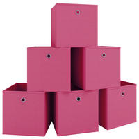 FALTBOX - Pink, Basics, Kunststoff (27/28/27cm) - MID.YOU