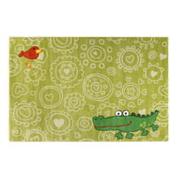 KINDERTEPPICH 80/150 cm Crocodile Tier  - Grün, Trend, Textil (80/150cm) - Sigikid