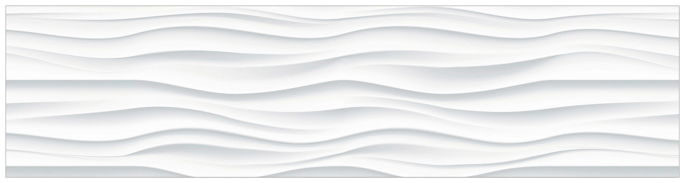 Fani Küchenrückwand Smart - Glas Weiß, 210x53.7x0.6 cm