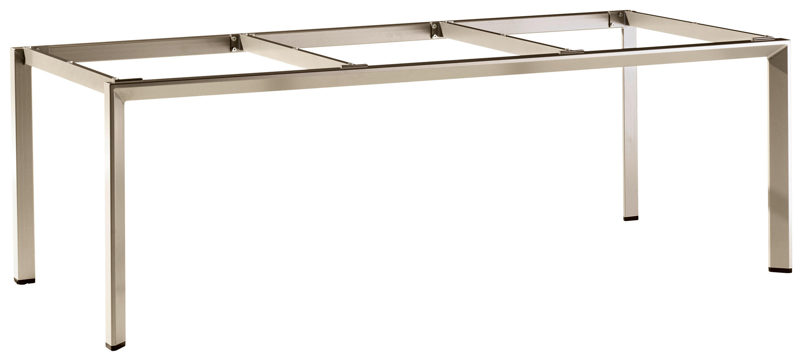 Sieger Gartentischgestell Champagner 100x74x220 cm