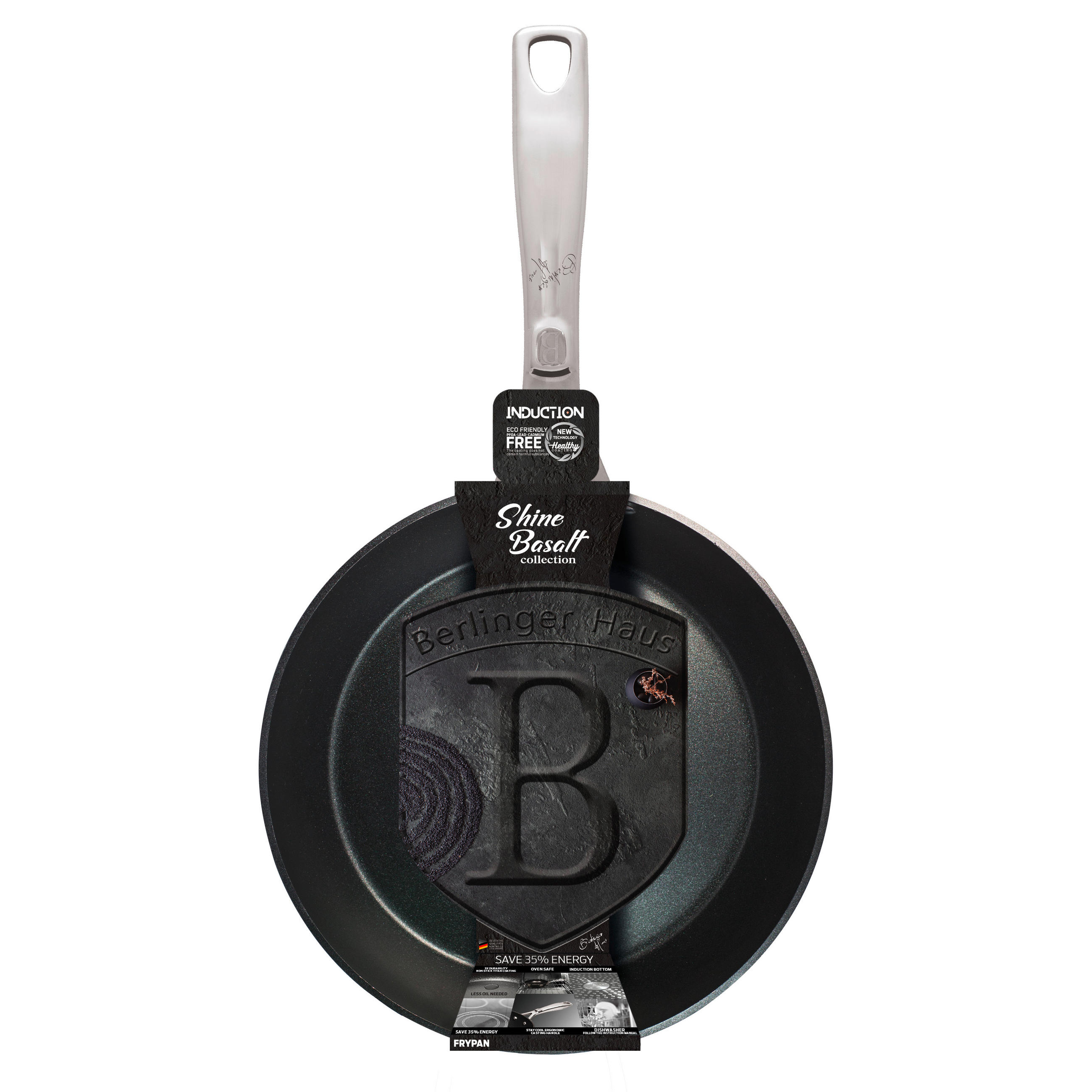 TAVA   20/4,5 cm       Shine Basalt Collection  - crna, Basics, metal (20/4,5cm) - Berlinger Haus