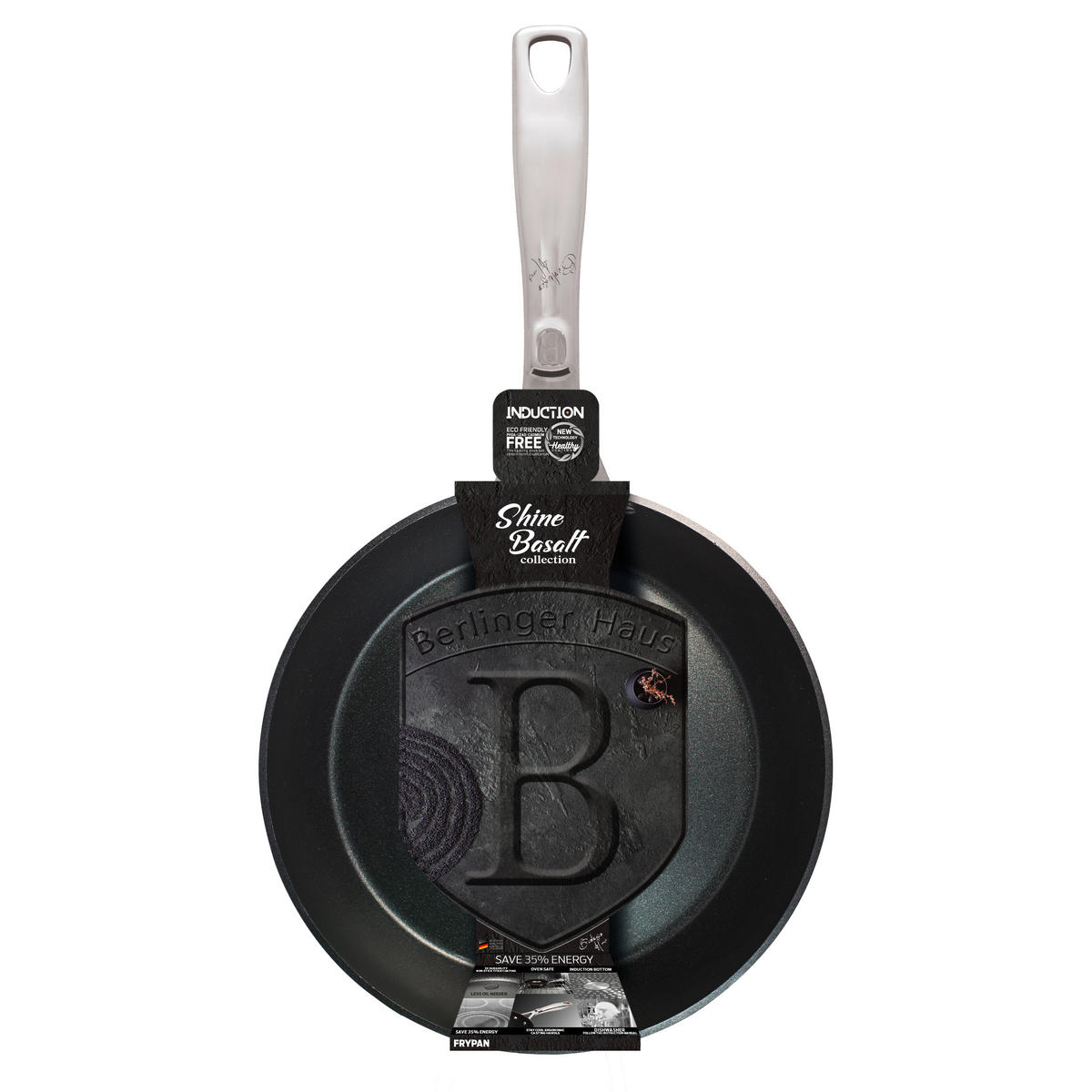 TAVA   20/4,5 cm       Shine Basalt Collection  - crna, Basics, metal (20/4,5cm) - Berlinger Haus