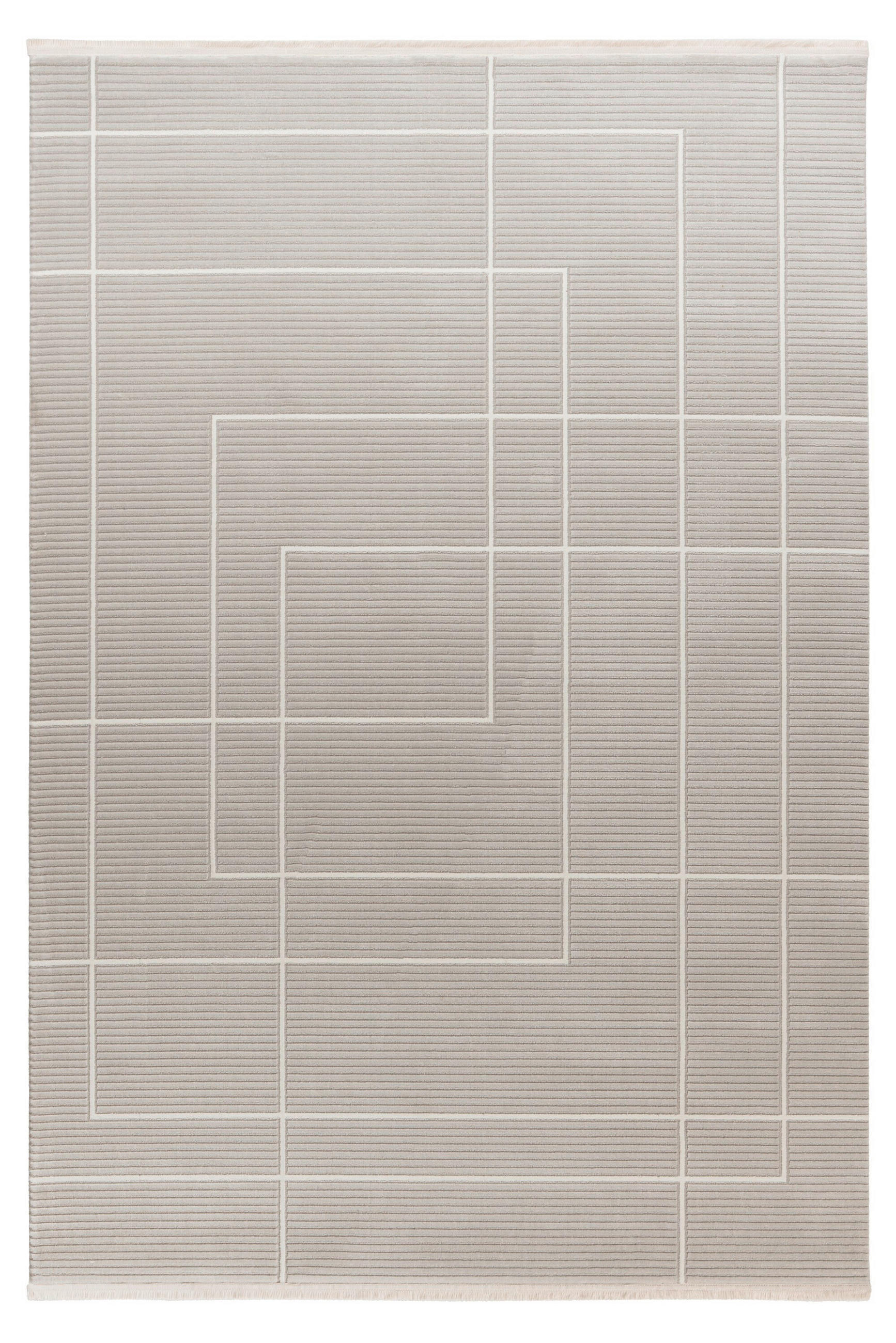 FLACHWEBETEPPICH 160/230 cm Silberfarben  - Silberfarben, Basics, Textil (160/230cm) - Kayoom