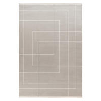 FLACHWEBETEPPICH 120/170 cm Silberfarben  - Silberfarben, Basics, Textil (120/170cm) - Kayoom