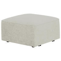 SOFAELEMENT Fleece Beige  - Beige/Schwarz, Design, Holz/Kunststoff (70/42/70cm) - Livetastic