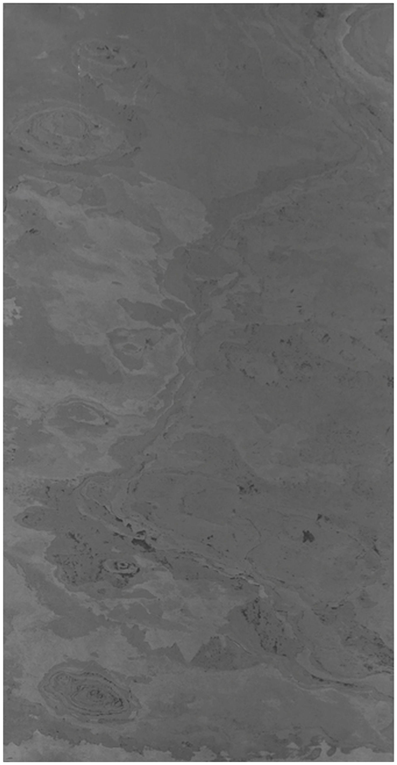 AKUSTICKÝ PANEL velikost: 52/104/0.7 cm - tmavě šedá, Moderní, kámen (52/104/0.7cm) - Jangal