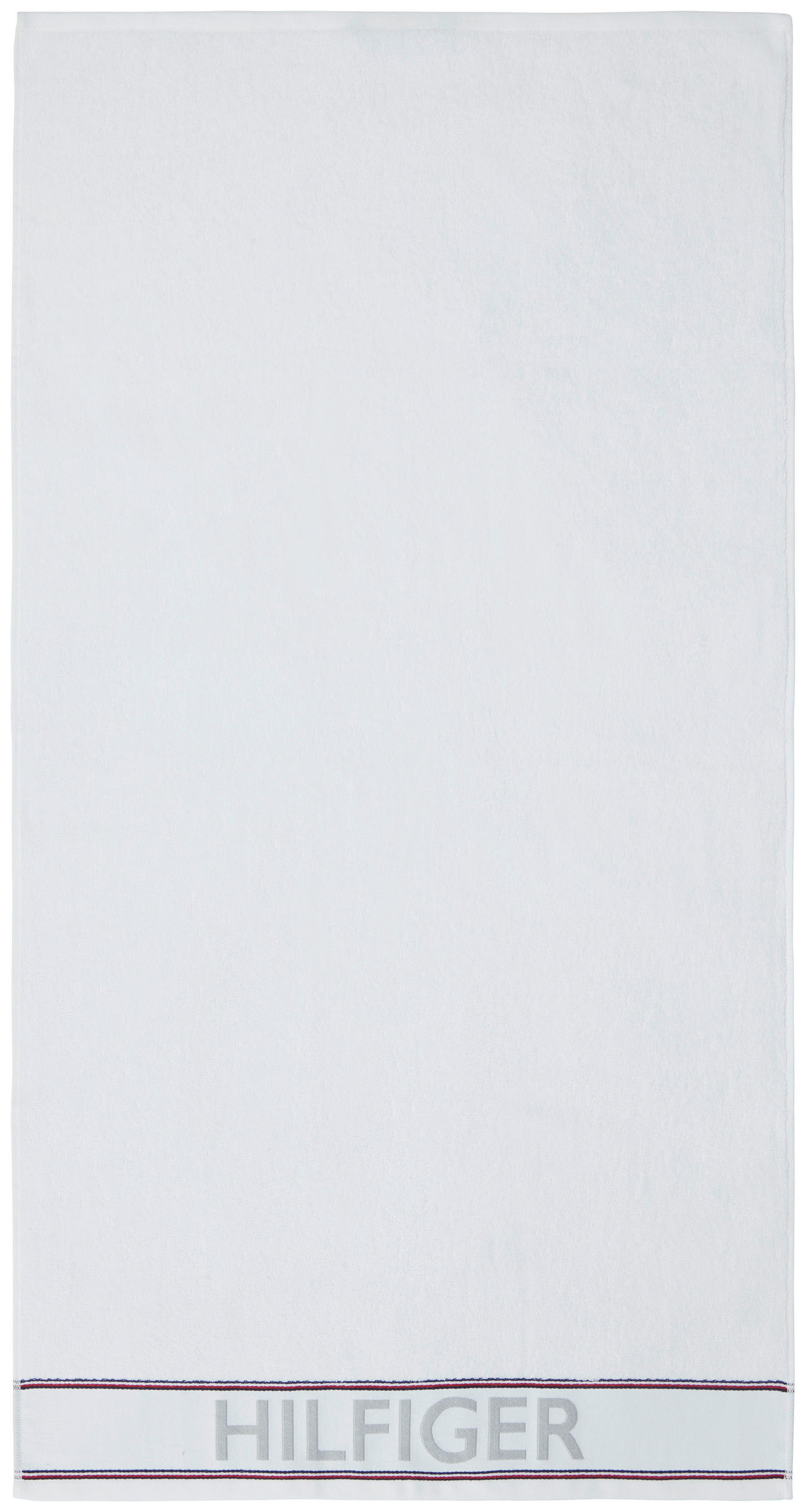 DUSCHTUCH Degree 70/130 cm  - Weiß, Basics, Textil (70/130cm) - Tommy Hilfiger