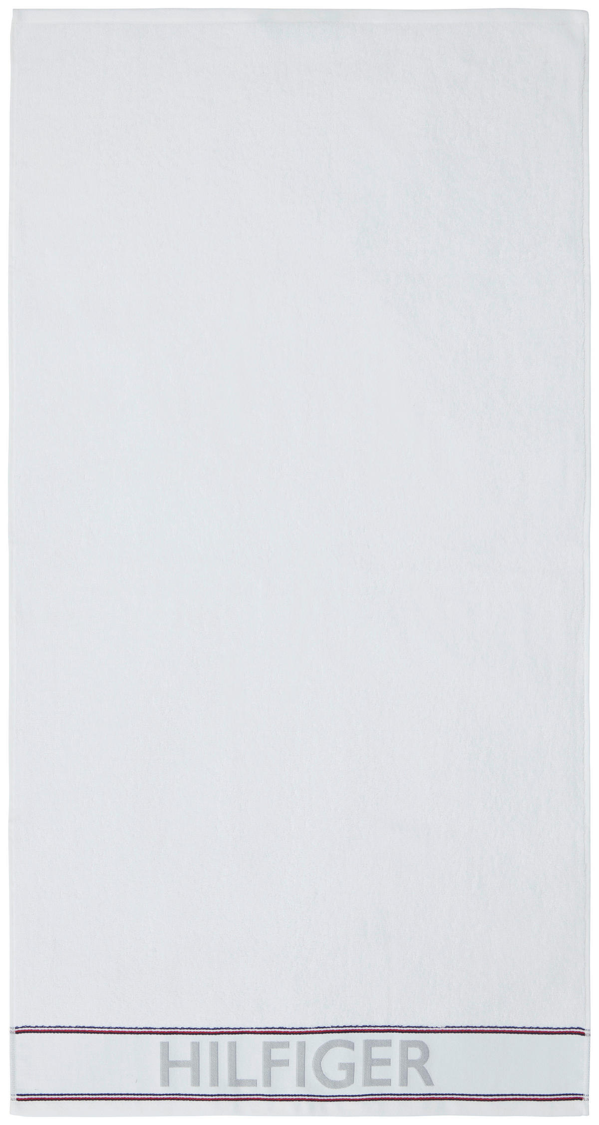 DUSCHTUCH Degree 70/130 cm  - Weiß, Basics, Textil (70/130cm) - Tommy Hilfiger