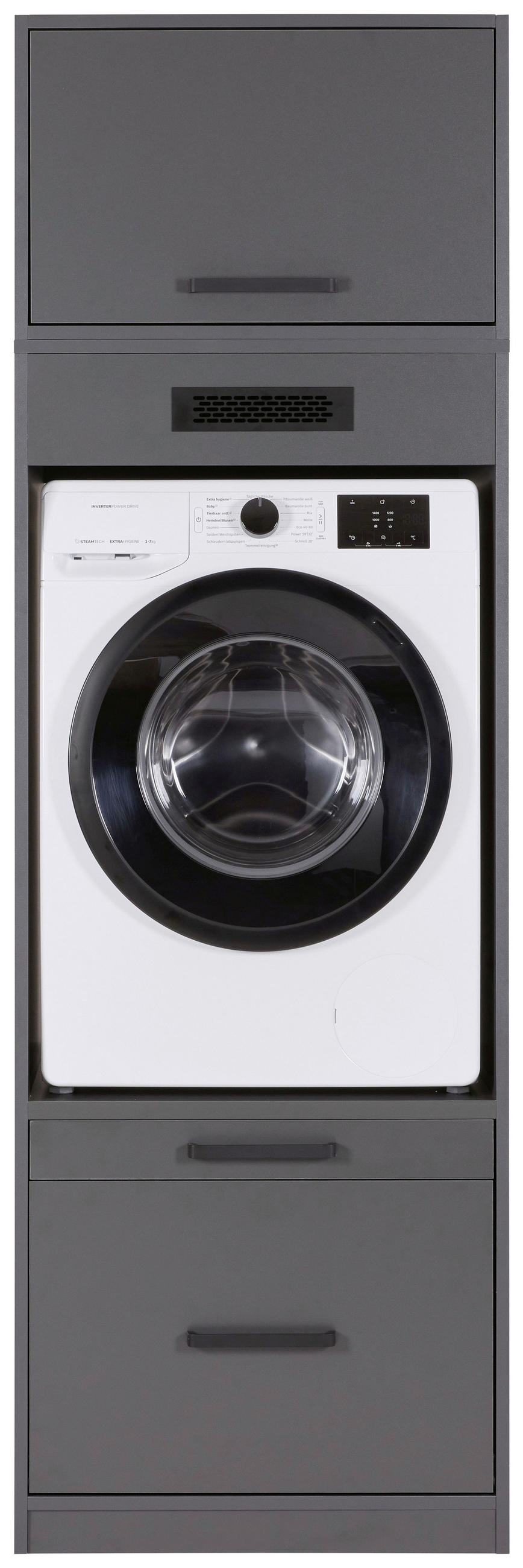 HAUSWIRTSCHAFTSRAUM 268/208/68 cm  in Anthrazit  - Anthrazit, MODERN, Holzwerkstoff (268/208/68cm) - home24