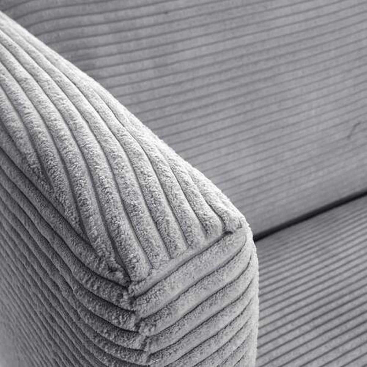 SITZBANK in Textil Hellgrau, Anthrazit  - Anthrazit/Hellgrau, Design, Holz/Textil (190/83/70cm) - Landscape