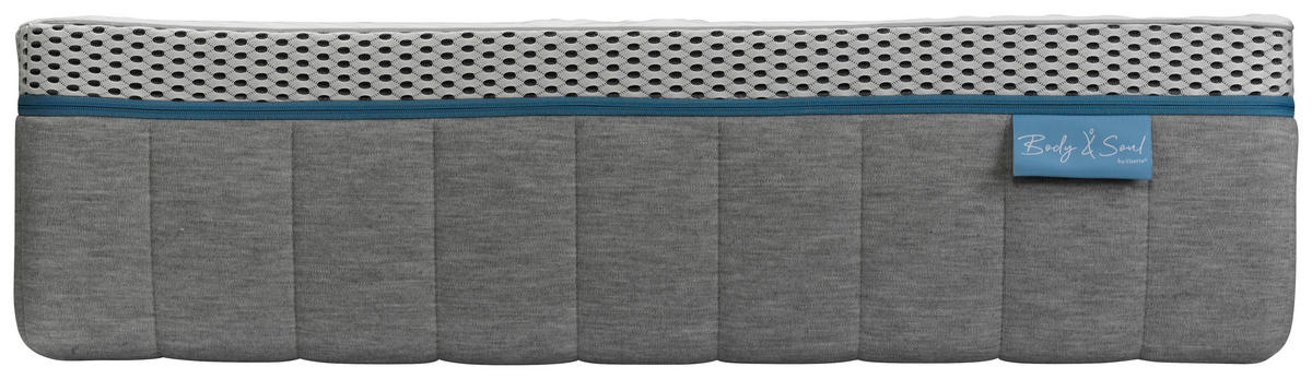 TASCHENFEDERKERNMATRATZE 90/200 cm Höhe ca. 24 cm  - Weiß, Basics, Textil (90/200cm) - Irisette