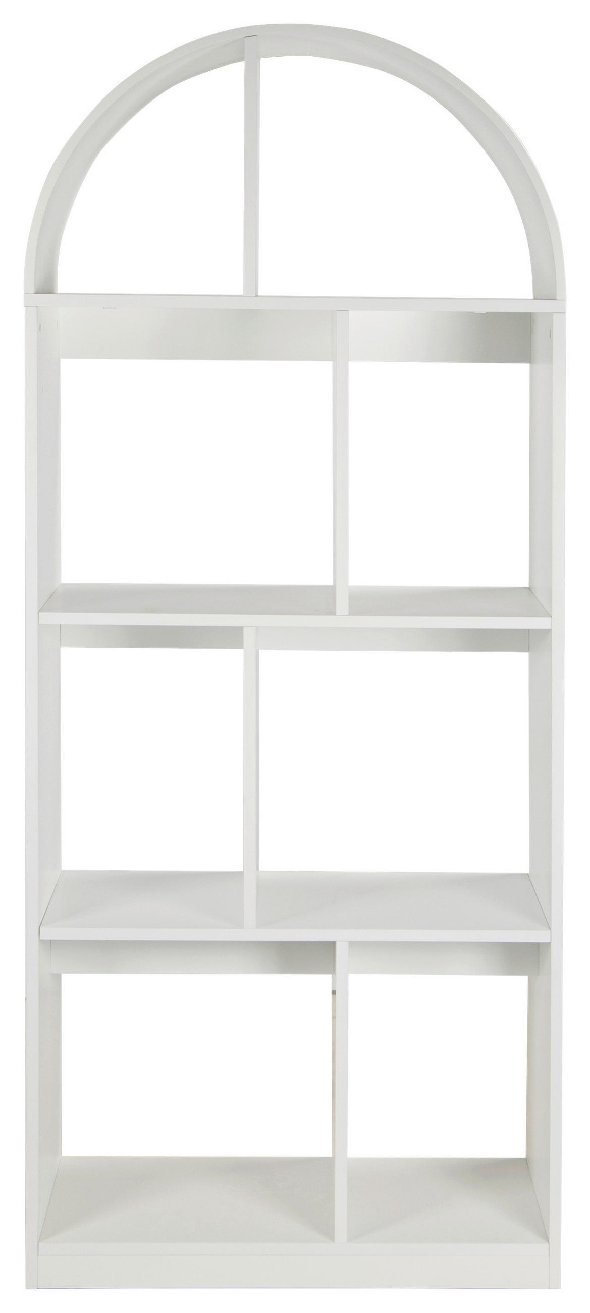 REGAL Weiß  - Weiß, Design, Holzwerkstoff (80/190,5/38cm) - MID.YOU