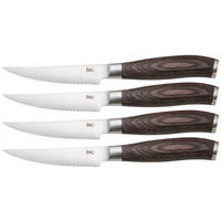 STEAKMESSERSET - Edelstahlfarben, Konventionell, Holzwerkstoff/Metall - Homeware Profession.