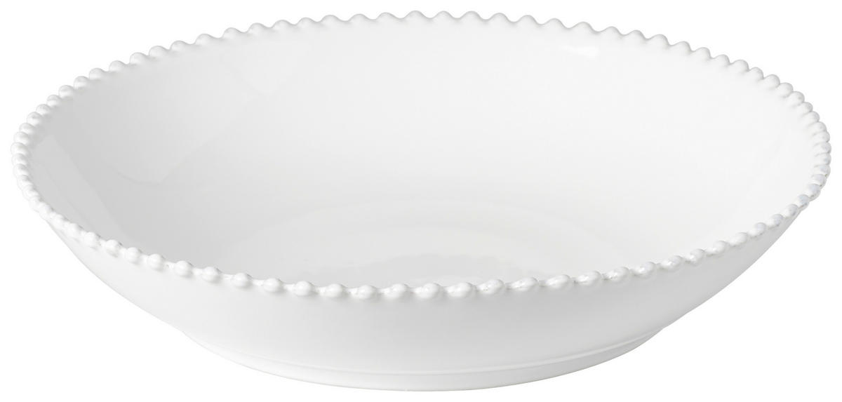 SCHÜSSEL PEARL   - Weiß Hochglanz, Basics, Keramik (34,1/7cm) - Costa Nova