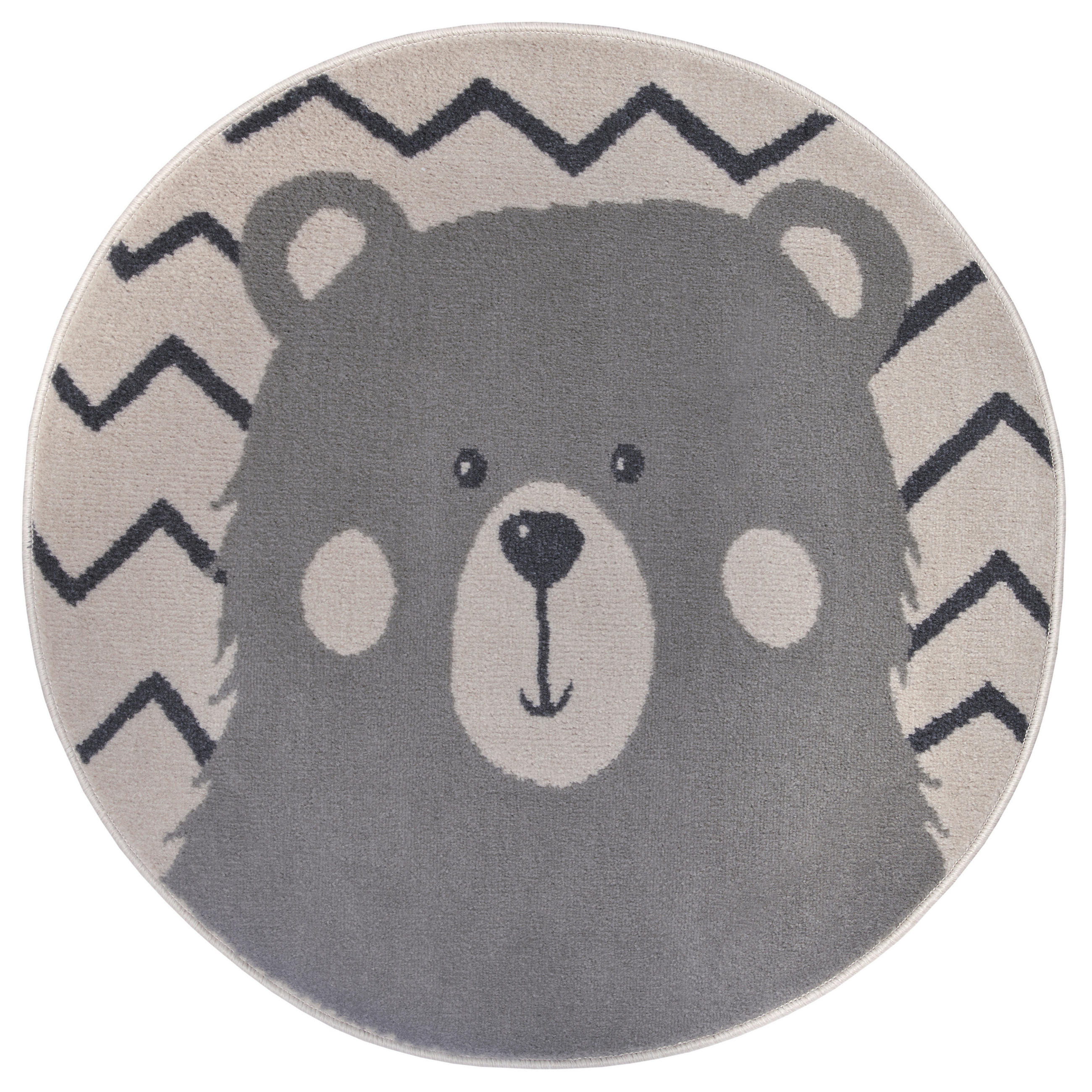 KINDERTEPPICH 100 cm Adventures  - Creme/Grau, Design, Kunststoff/Textil (100cm) - Ben'n'jen