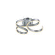 LED-DECKENLEUCHTE 54/19,5 cm - Graublau, Design, Metall (54/19,5cm) - Novel