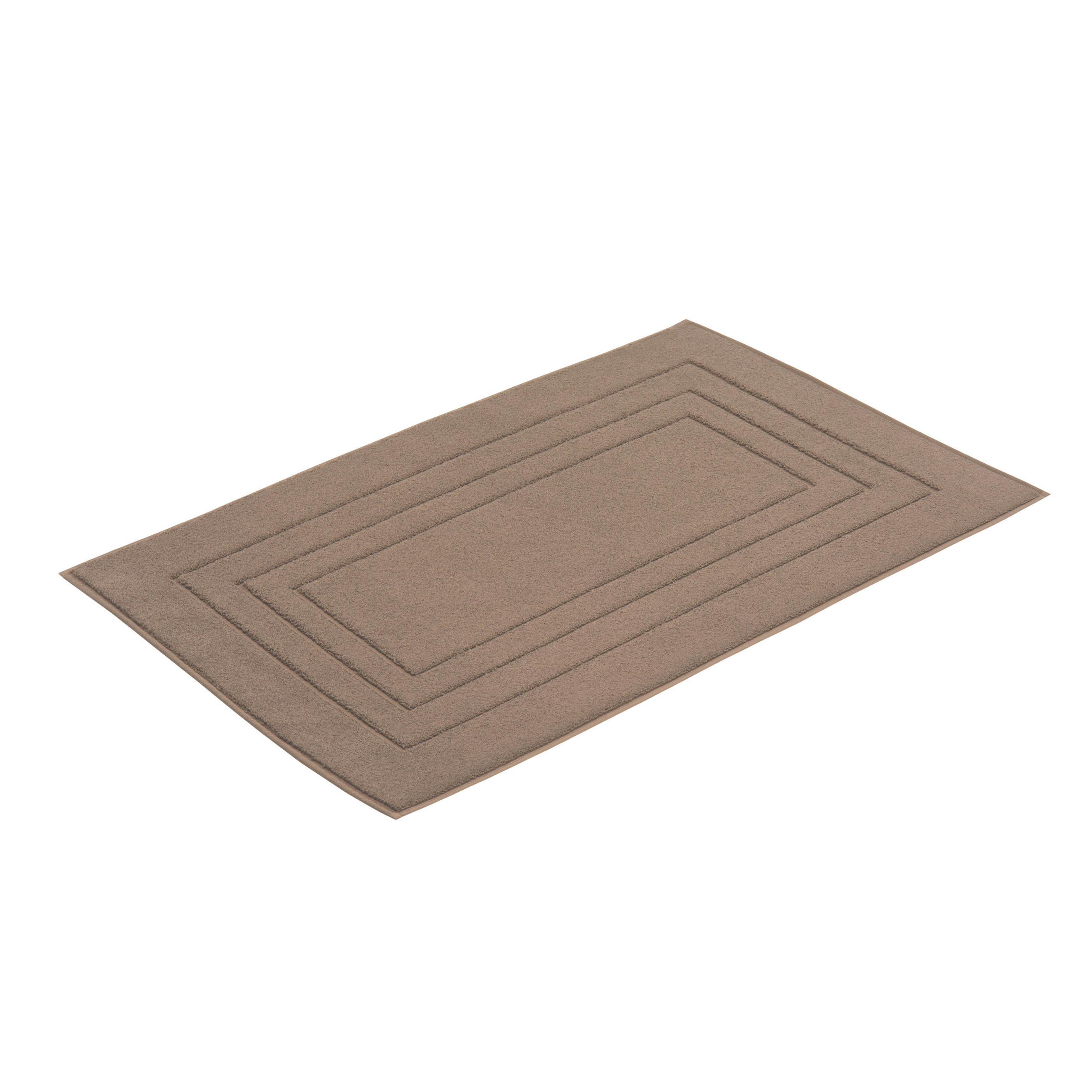 BADEMATTE Mokka 67/120 cm  - Mokka, Basics, Textil (67/120cm) - Vossen