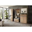 GARDEROBENPANEEL  in 80/118/30 cm  - Graphitfarben/Eiche Artisan, Design, Holzwerkstoff/Metall (80/118/30cm) - Voleo
