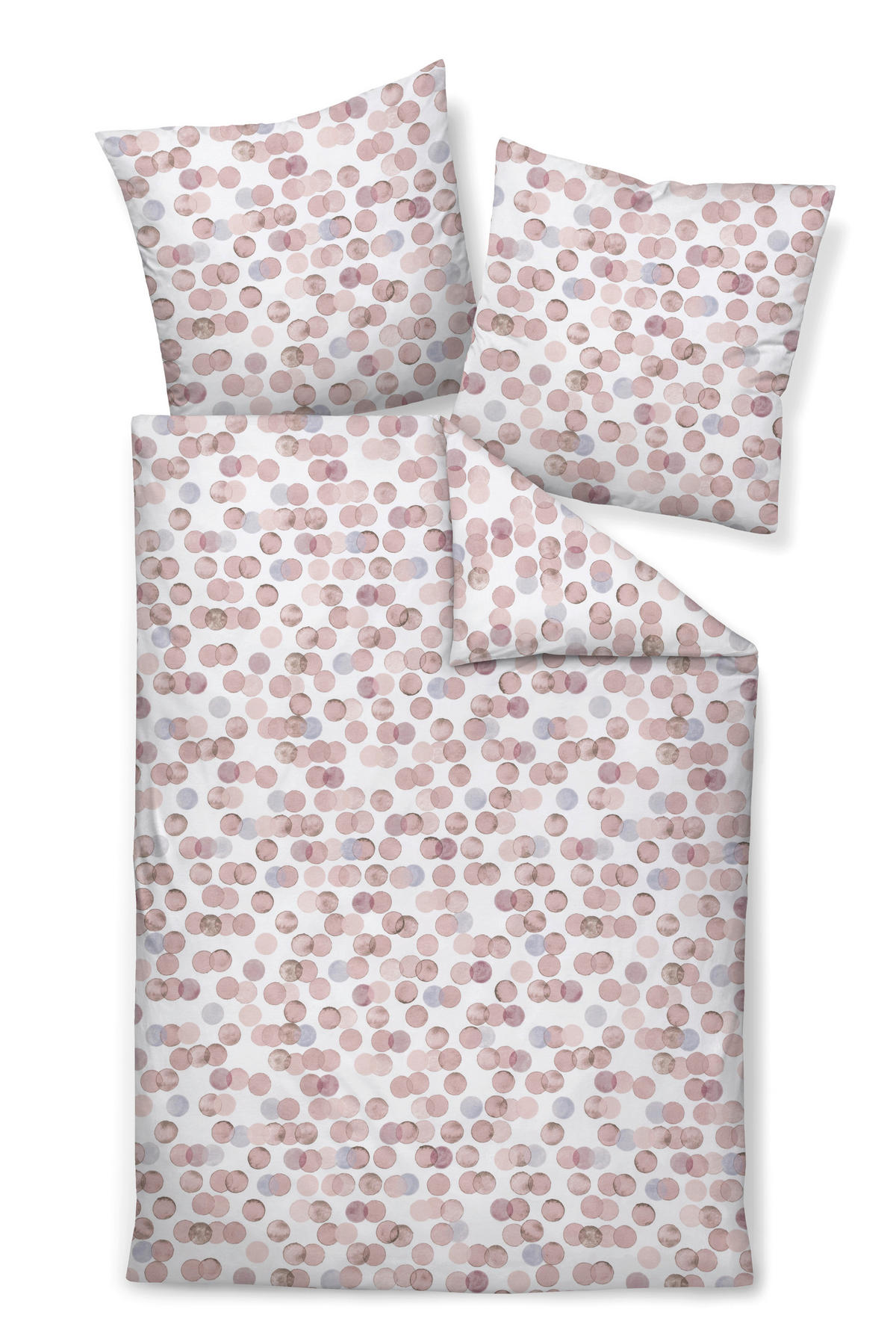 BETTWÄSCHE Biber 155/220 cm  - Beere, Design, Textil (155/220cm) - Janine