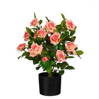 KONSTVÄXT ros 60 cm  - ljusrosa, Basics (60cm)